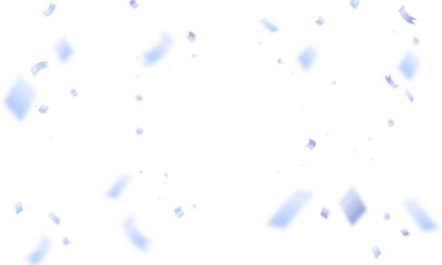 Vector blue confetti background.