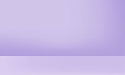 Vector abstract purple studio background for product presentation empty room