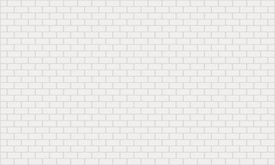 Vector brick wall painted in white