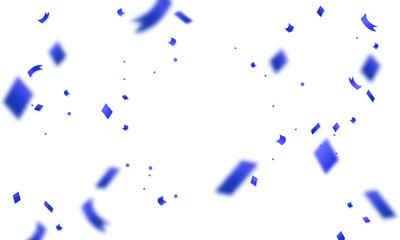 Vector golden blue confetti background