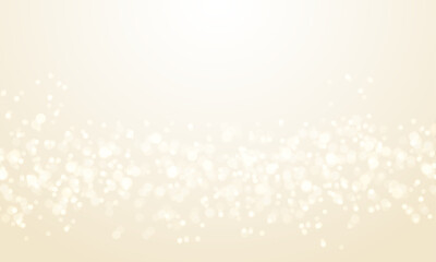 Vector golden bokeh light effect beautiful background