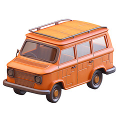 Car game asset. isolated object, transparent background