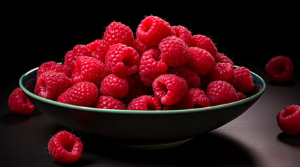 Raspberries, healthy food