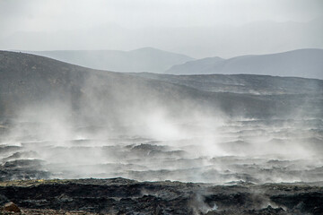 Iceland Volcano - Meradalir - Hot Steam.png