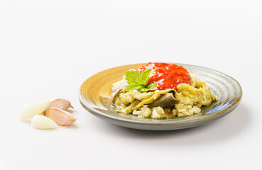 Special Chinese Seasoning Vegetable Eggplant with Minced Garlic