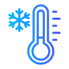 cold gradient icon