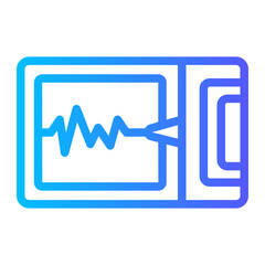 seismometer gradient icon