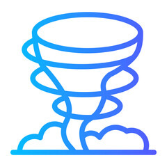 tornado gradient icon