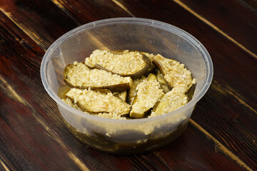 Special Chinese Seasoning Vegetable Eggplant with Minced Garlic