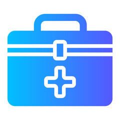 first aid kit gradient icon