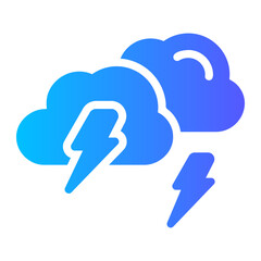 thunderbolt gradient icon