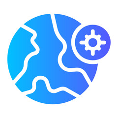pandemic gradient icon