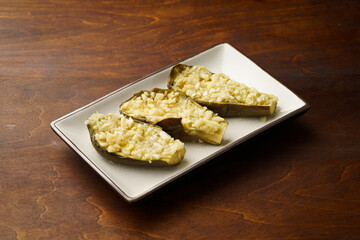 Special Chinese Seasoning Vegetable Eggplant with Minced Garlic