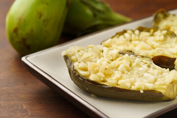 Special Chinese Seasoning Vegetable Eggplant with Minced Garlic