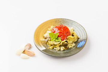 Special Chinese Seasoning Vegetable Eggplant with Minced Garlic