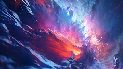 Astral wallpapers composition with snow
