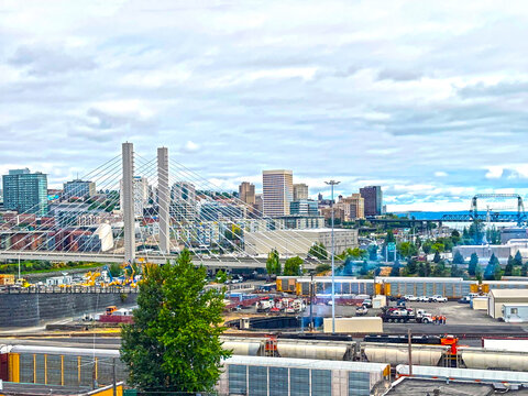 View Of Downtown Tacoma Washington