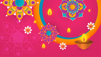 Happy Diwali festival, background, vector illustration, sale banner