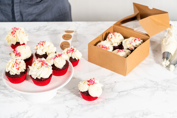 White chocolate ganache frosting