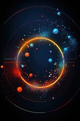 Obraz premium Abstract Data Visualization,Book Cover Insightful Data Visions - Unraveling Patterns and Trends