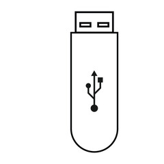 usb icon vector