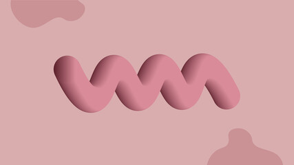 Peach 3d Abstract Backgounds