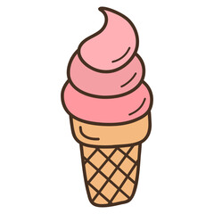 ice cream cone illustration