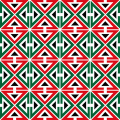seamless pattern with triangles colorful. geometric  seamless  pattern. arrow  seamless pattern.  abstract geometric background
