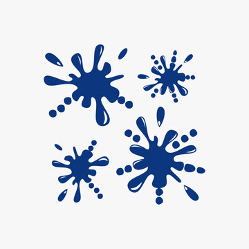 ink splash illustration design