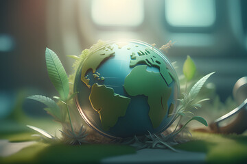 an eco-friendly environment
generative AI