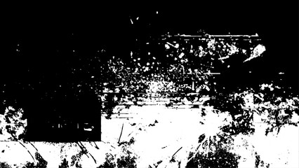 Abstract Monochrome Background Pattern of Cracks, Chips, Scuffs. abstract, splattered, dirty, poster for your design. Dusty and grungy scratch texture material or surface.