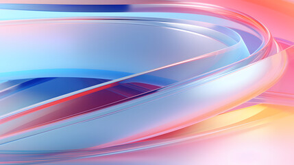 Organic form panorama wallpaper background with Light effect natural and glossy material Concept for business design