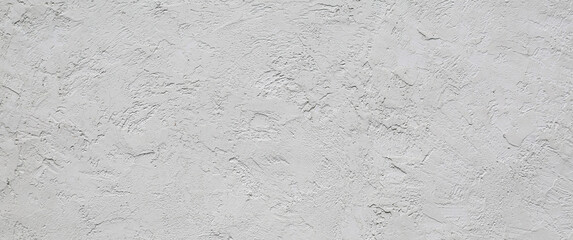 Cement wall white color or vintage plaster background and texture with stains and crack