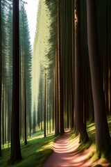 Pine Forest - Generative AI