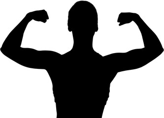 Fototapeta premium Digital png illustration of black silhouette of woman on transparent background