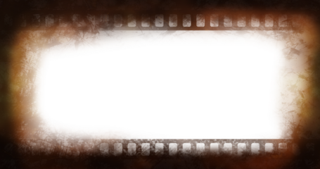 Digital png illustration of camera film on transparent background