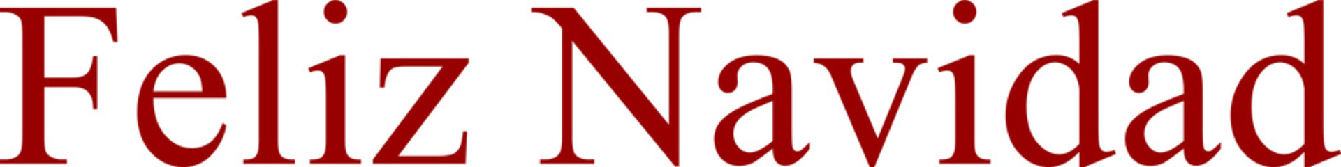 Digital png illustration of feliz navidad text on transparent background