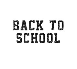 Digital png illustration of back to school text on transparent background