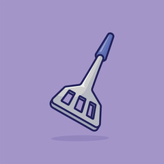 Spatula simple cartoon vector illustration kitchen concept icon isolated