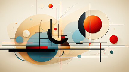 Balance-focused abstract artwork