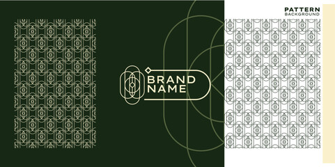 Abstract of a background with a luxury pattern. template for business card or presentation.