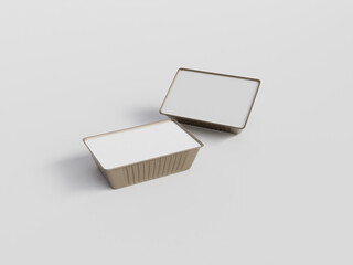 3D rendered Food box