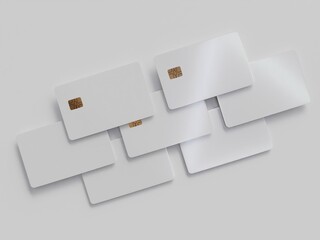 3d rendered credit card for creating mockup