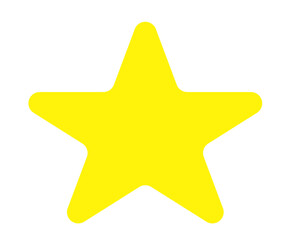 Star symbol shape cute vector.