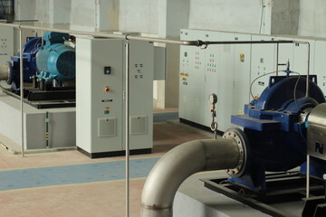 Operating space at the pumping station