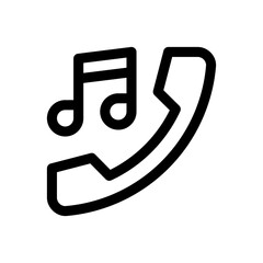 ringtone line icon