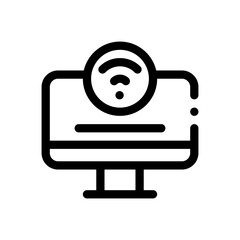 wifi signal line icon