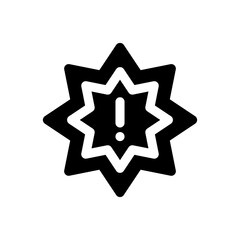 explosion glyph icon