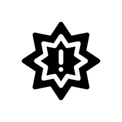 explosion glyph icon