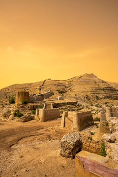 Ranikot Fort, also known as The Great Wall of Sindh, in Pakistan. The fort is said to be the biggest in the world as it has circumference of approximately 32 kilometres. Tentative world heritage site.